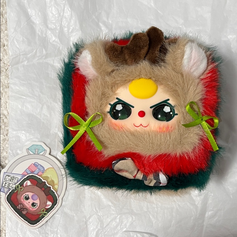 BABY THREE Plush Animal Jewelry Box - reindeer Christmas confirmed - Picture 8 of 16